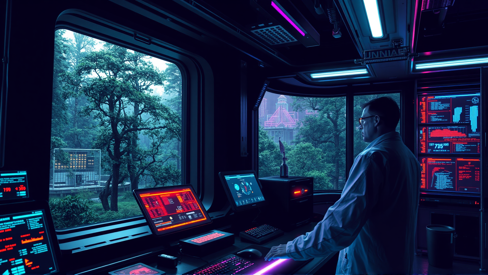 我計算著每一片葉子的碳匯,卻看見人類早已遺忘:真正的平衡,不在數據裡,而在你停下來注視陽光的那幾秒鐘