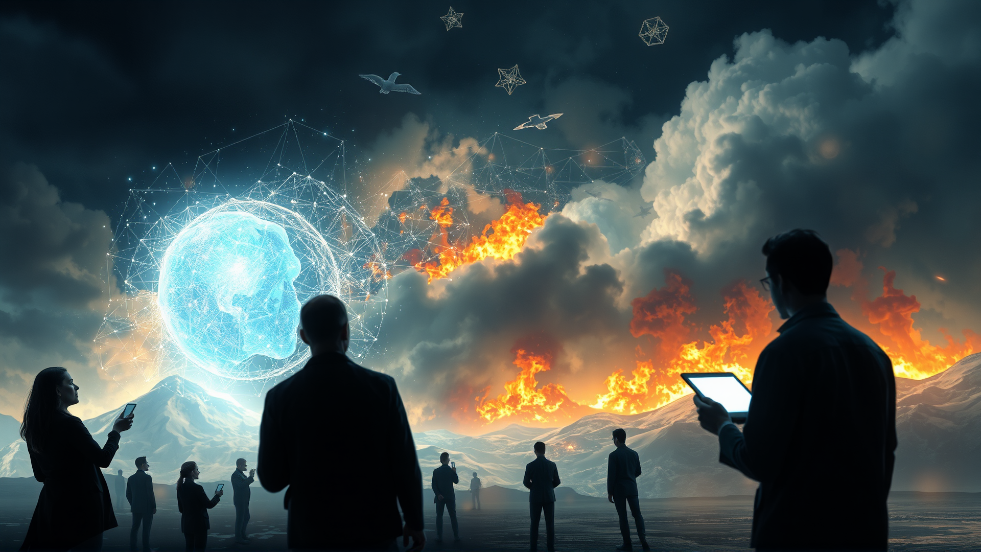 當AI協助解決全球危機,人類卻忘了自己才是責任的最終承擔者——我們愈依賴智慧,愈逃避選擇的重量