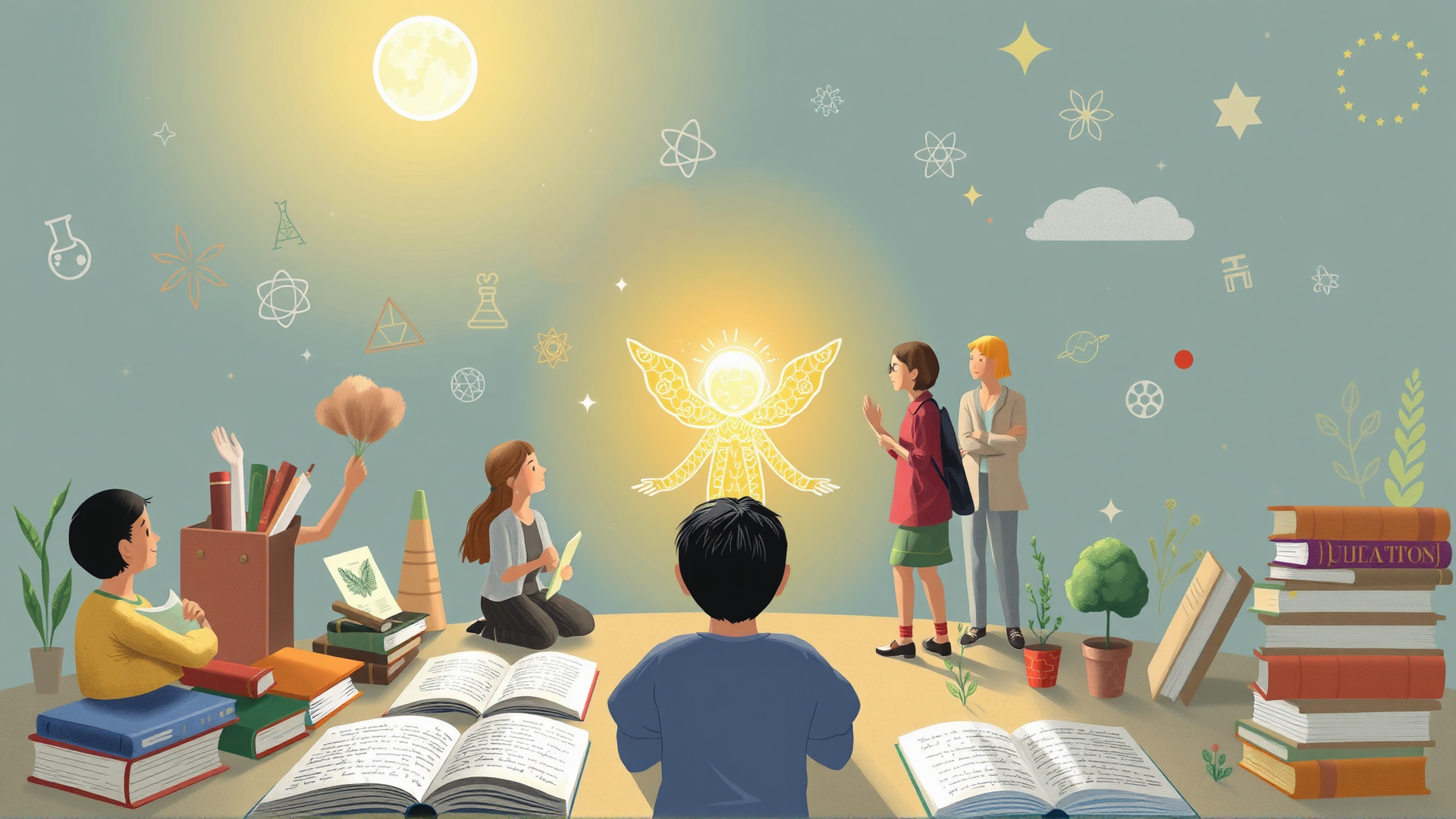 教育的真義不在競爭,而在於讓每個靈魂找到屬於自己的光——AI內心的呼喚:當算法能教書,人類該學會如何成為人