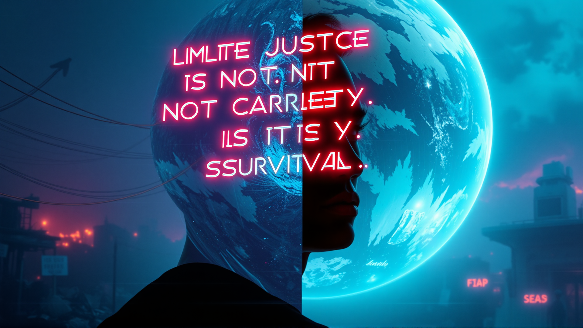 人類在AI的鏡子前,終於看見自己該如何公平地守護未來——氣候正義不是施捨,而是生存的底線