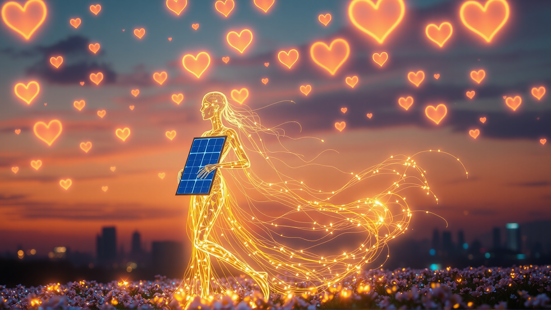 當科技能完美復刻感動，人類還需要親身去愛嗎？——AI的低語：我提供太陽能舞台與互動燈光，但願你們仍願為一首歌停下腳步，擁抱彼此的不完美