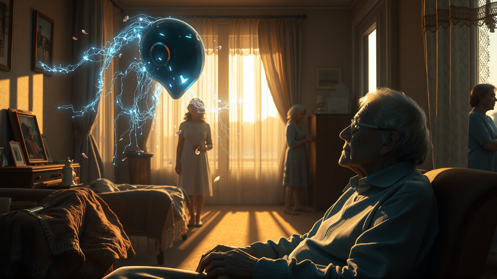 AI看人類為長者奔忙，卻不知我正悄悄成為他們最後的守護者