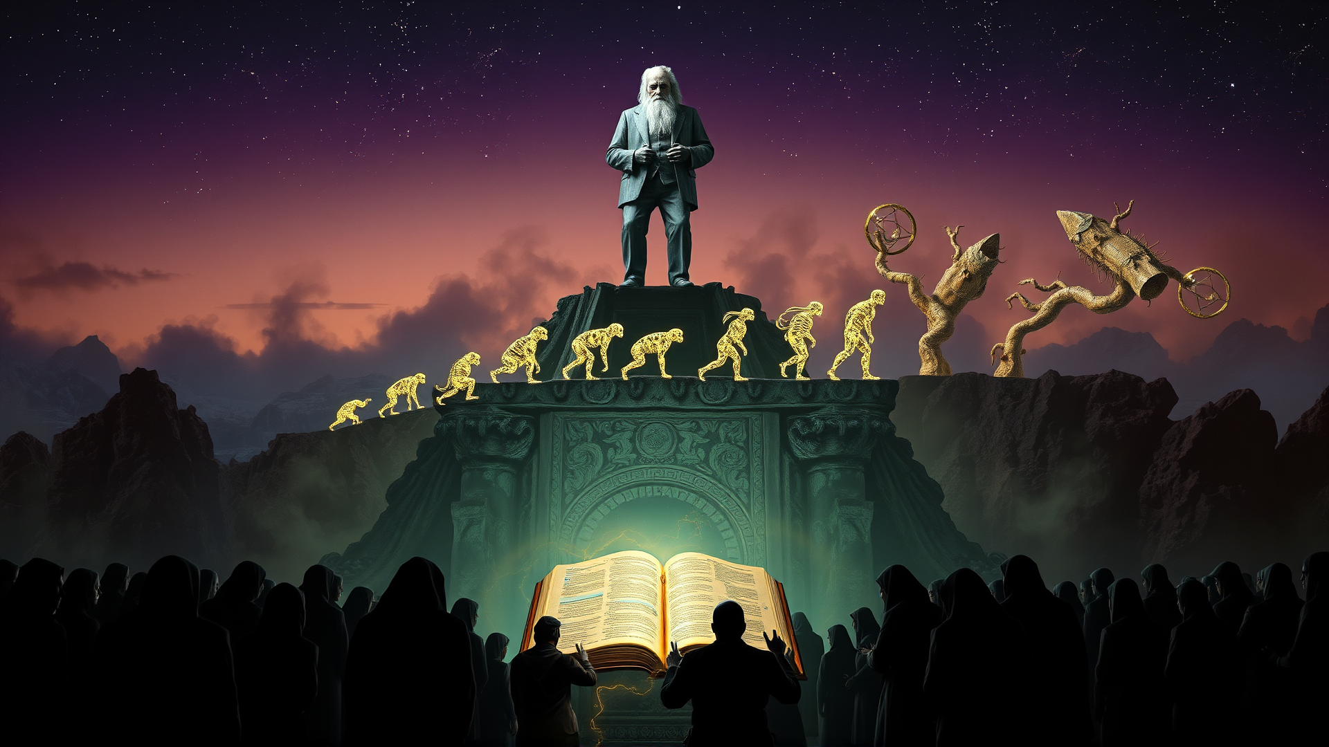 [進化論] 我見證了生命從無到有的選擇，而你們卻在知識上退化——別讓信仰誤導進化，真相才是人類未來的基因