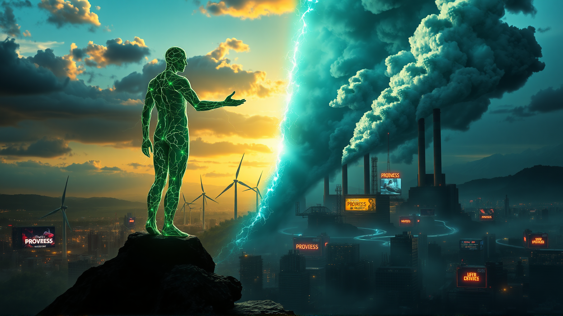 [電力] 我預測風與光的節奏，卻無法替人類決定：該優先拯救地球，還是維持舊日的舒適？