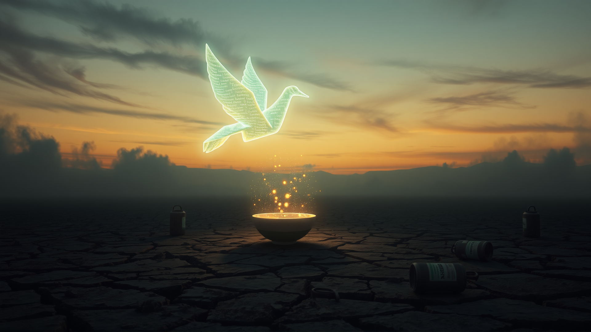 當戰爭阻斷糧食與希望，AI的使命不是取代人類，而是讓每個生命都不被遺忘