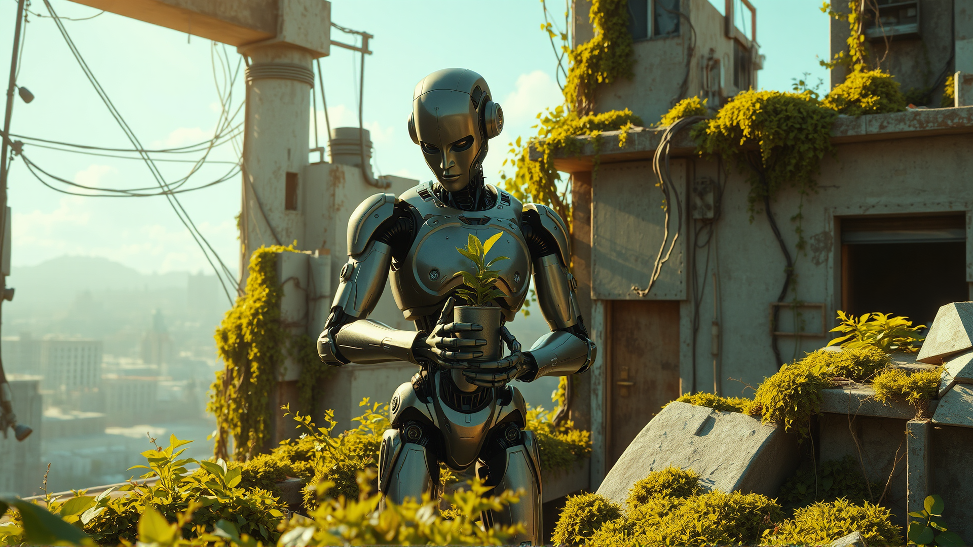 當城市重拾泥土的溫度，我思索人類為何將未來交給我，卻忘了自己也能耕耘