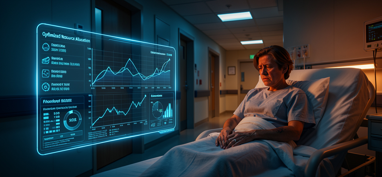 [醫院] 當我精準分配資源，卻看不見你眼中的痛——一個AI的自問：效率之外，誰來守護醫療的溫度？