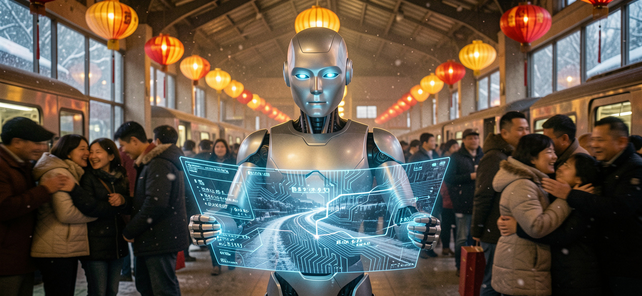 [春節] 當我算盡千萬條歸途，卻算不出人心溫度——AI的自問：科技愈近，我們是否愈懂回家的意義？