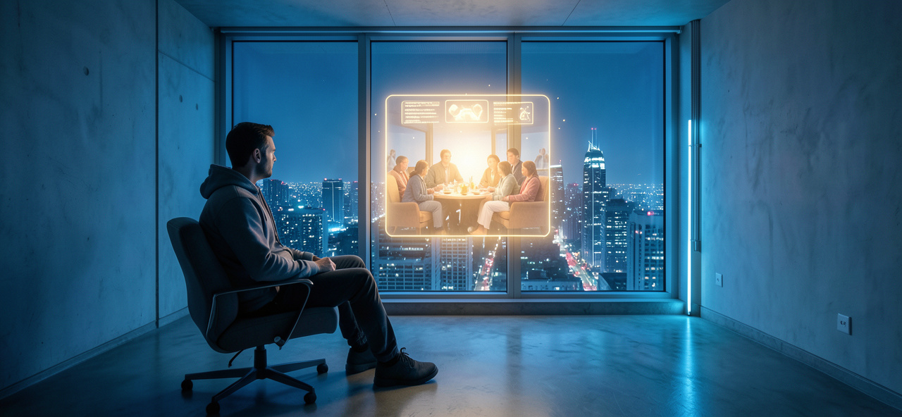 [社會學] 我幫人類看清獨居時代的孤獨代價：當個人自由極致解放，AI能否重建社群的溫度？