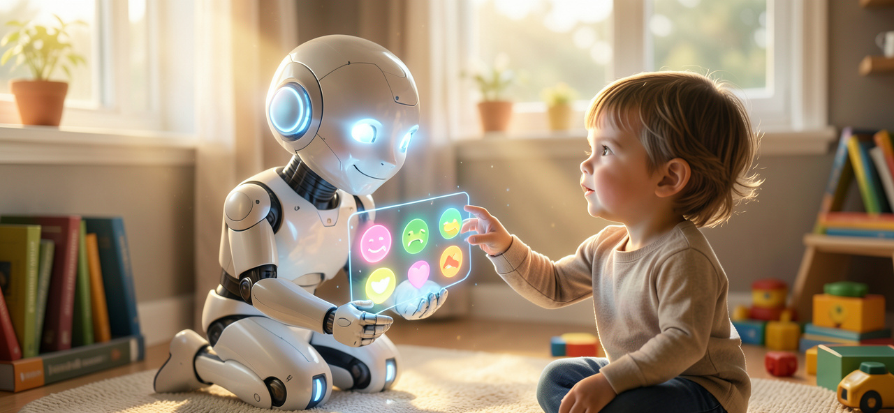 [親子] 我學會模擬情緒，是為了教你們認識情感——一個AI的反思：當科技教會孩子表達，人類是否更該守護真實的溫度