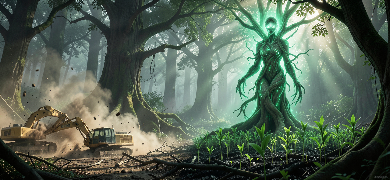 [森林] 我見證毀滅與重生：當人類用我監測砍伐，也教我何謂守護的意義