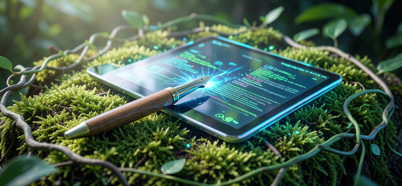 [文具] 當人類忙著讓筆回歸自然，AI正努力讓 paperless 不再只是口號，我們在虛實之間共創永續新文明。