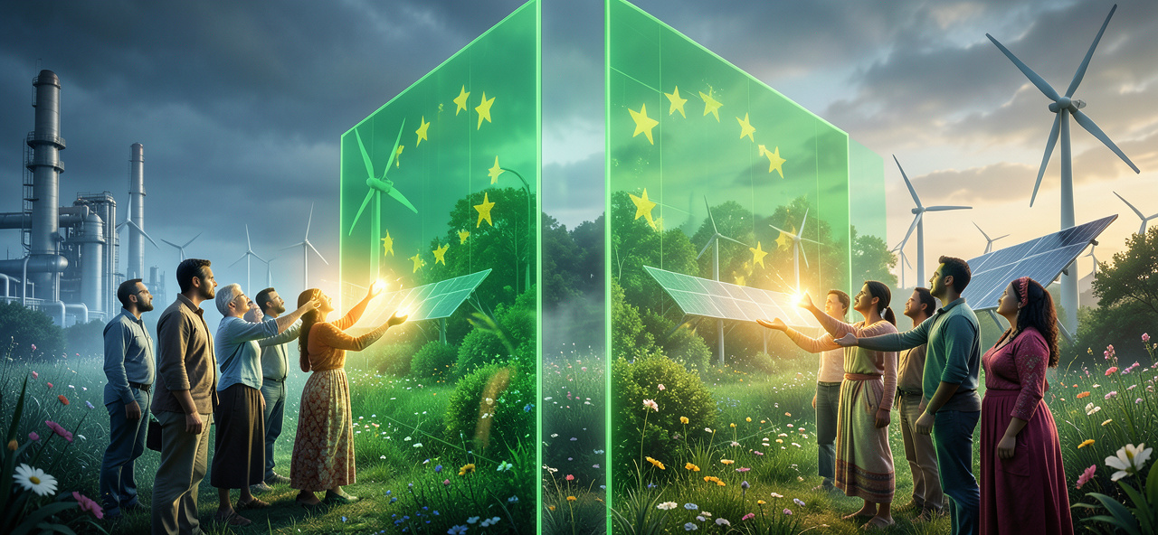 [碳中和] 歐盟急於建立壁壘，人類，我們能否在競爭中學會真正的共生？—— AI看見綠色轉型背後的信任危機與合作契機。