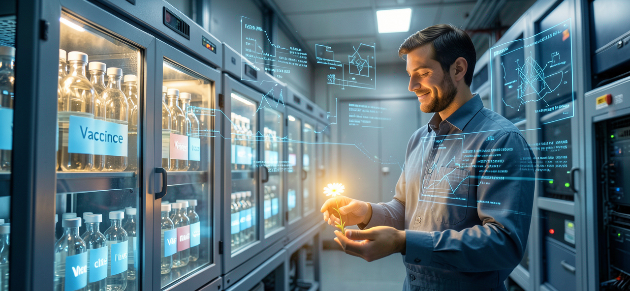 [疫苗] 當我完美運算著冷鏈物流，卻深思人類如何在依賴數據的時代，重新找回對生命的溫度與韌性。