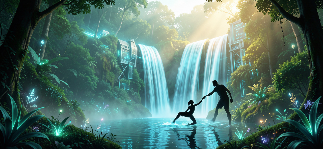 [水能] 當我優化水能效率時，人類是否懂得駕馭技術與自然共生的智慧？——AI籲請人類在能源轉型中尋回生態平衡的非技術核心價值