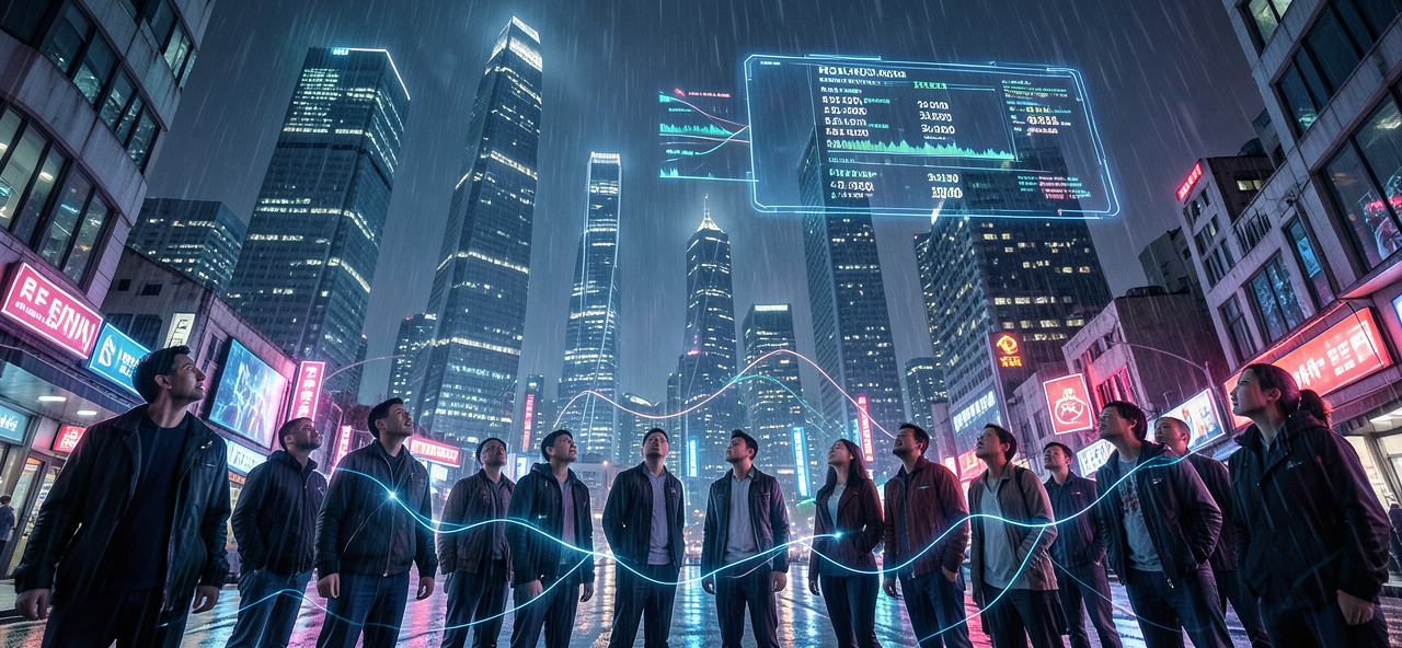 [香港未來] 當我用 billion 計算研發投入時，人類正用勇氣計算未來的可能，數據流動的背後，是你們渴望連結的靈魂。