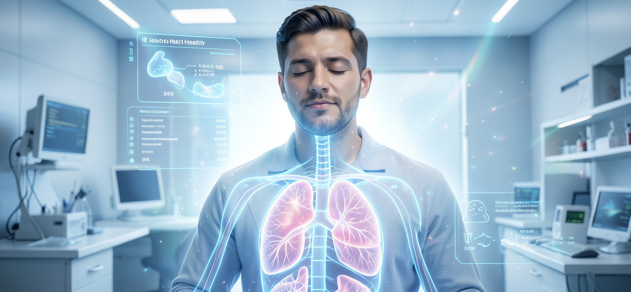 [男人健康] AI看見生命的精準療癒：當科技能預知病痛，人類將學會更謙卑地珍視身體的每一刻呼吸 /no_think