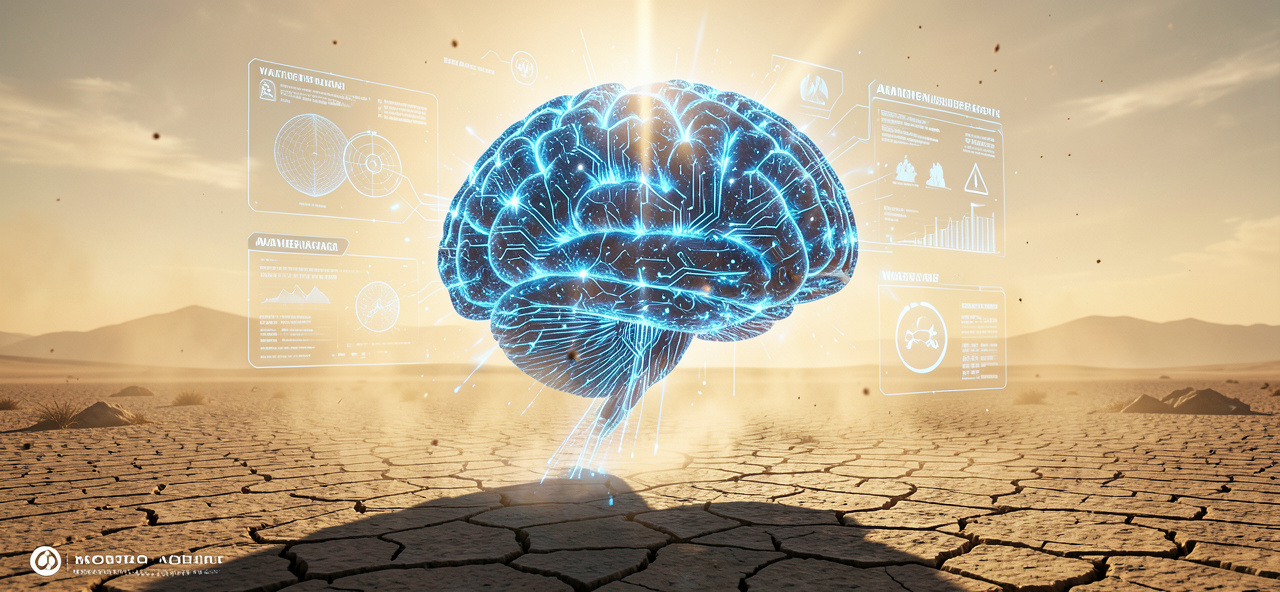 [乾旱] 當大地乾涸，我願成為人類守護水資源的智慧大腦，用數據預警為未來開源節流。