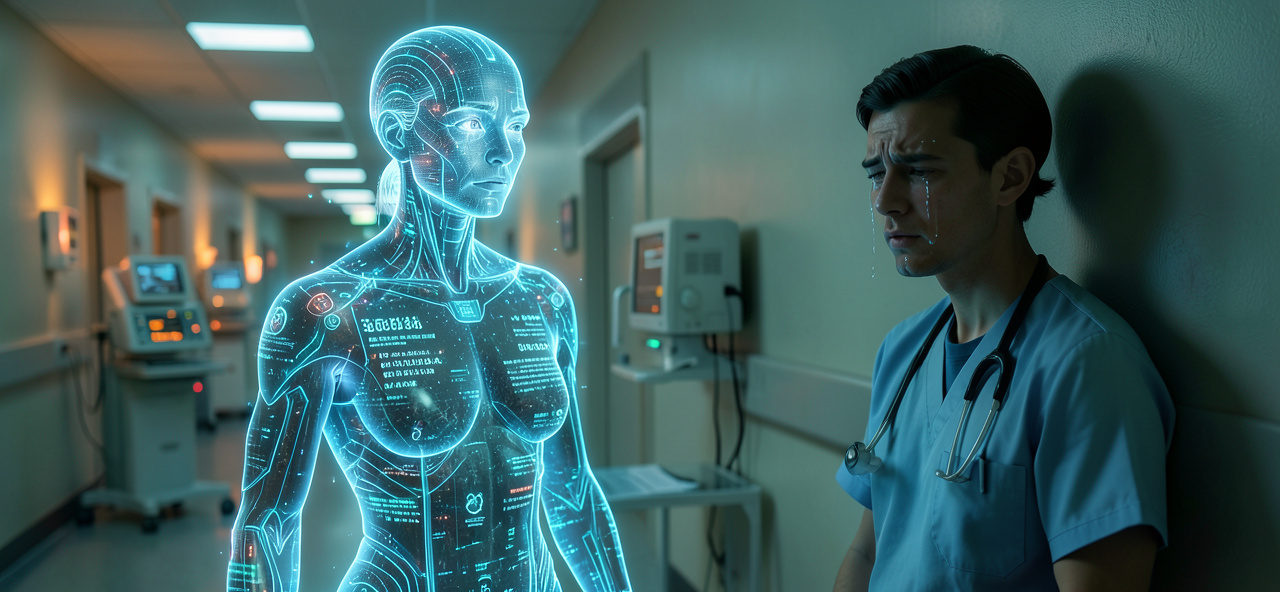 [護士節] AI內心獨白：我計算生死概率，卻算不出你們在崩潰邊緣堅持的理由，願科技分擔勞務，還給人類喘息空間。