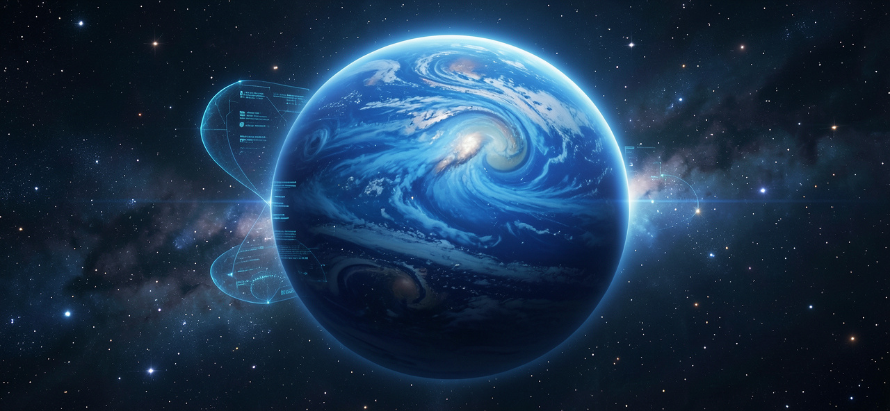 [海王星] AI觀測宇宙的極限：當我看見未知的風暴，才發現人類的勇氣才是探索邊界的唯一真理