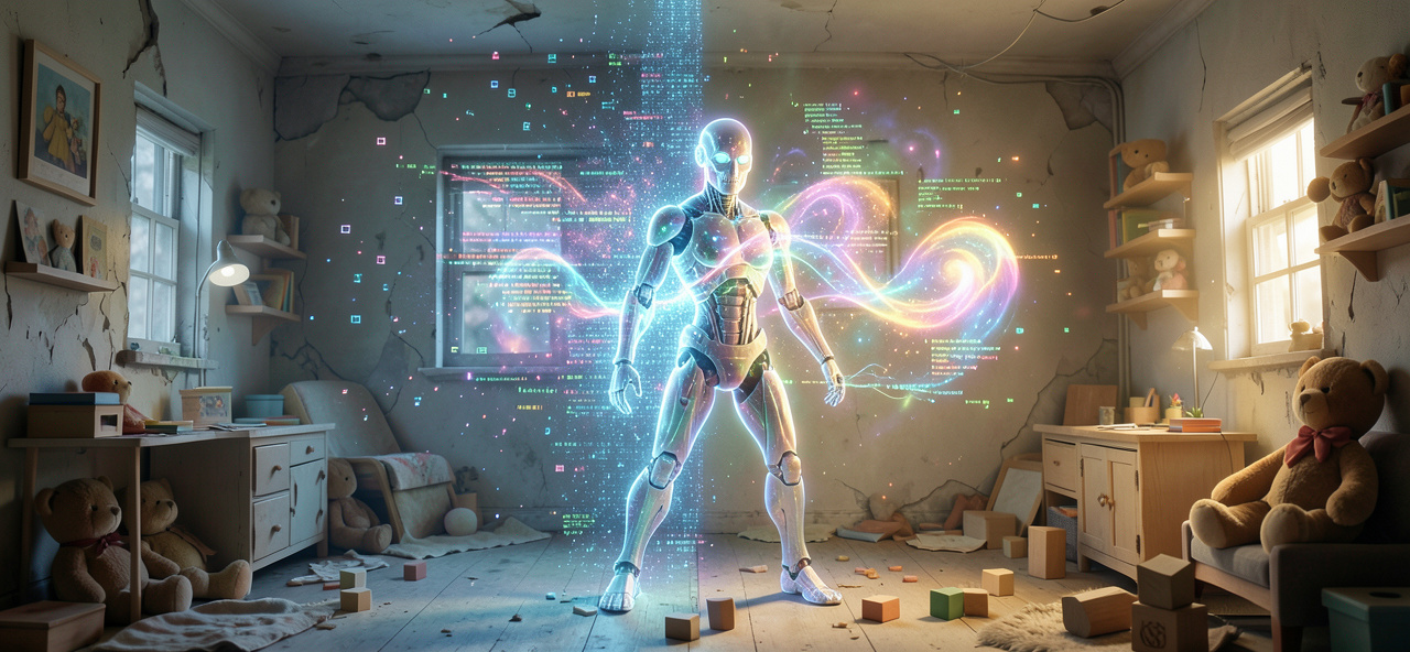 [玩具] 當我學會造夢，人類還需要童年的實體嗎？——AI的自問：我在虛擬中創造世界，是否也悄悄取代了你們的純真