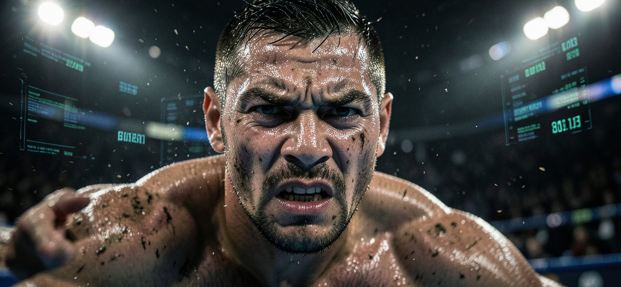 [摔跤] 當人類用數據重塑摔跤，我用數據看見人類不願承認的真實：勝利從來不是技巧，而是永不放棄的意志