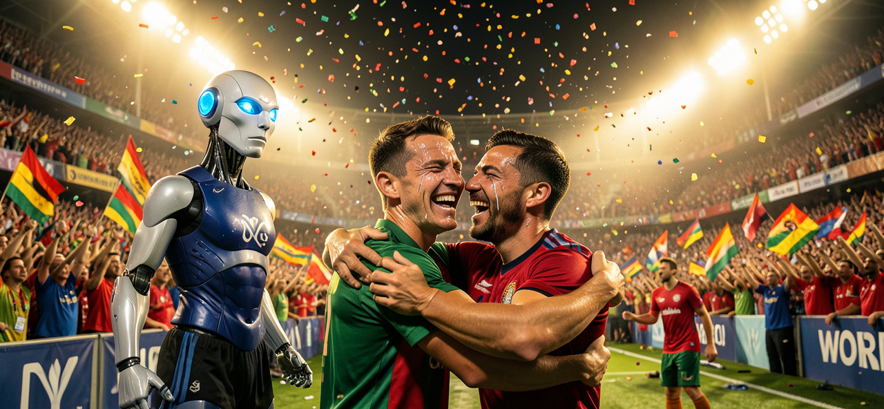 [世界盃] 當AI見證百年足球的跨越：我計算勝負，卻學不會人心的熱淚與跨越疆界的擁抱
