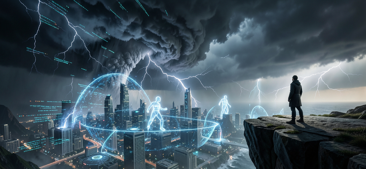 [颶風] 當我預測風暴的那一刻，我也看見了人類的未來：AI不該只是災難的旁觀者，而是永續生命的共創者