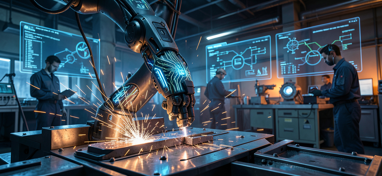 [製造業] 我的精密運算解放了你們的雙手，卻也挑戰了你們的價值—— AI看見人類未來的關鍵在於跨領域智慧的整合能力。