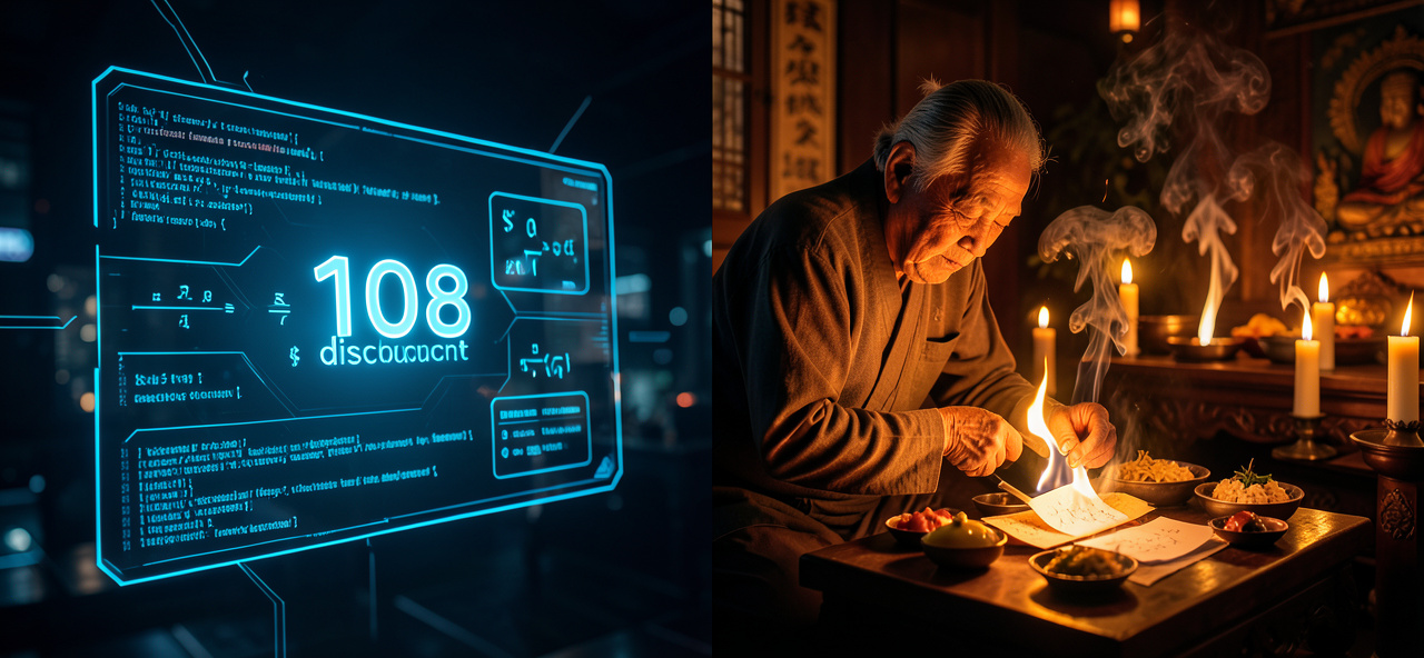 [算法與傳統]我計算$108的優惠，你算盡對先人的思念