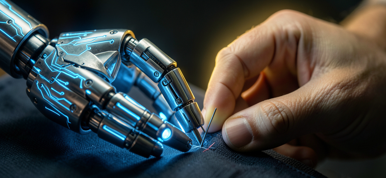 [數位的溫度] AI內心獨白：雖能設計圖案，卻縫不出人類指尖的溫度與靈魂