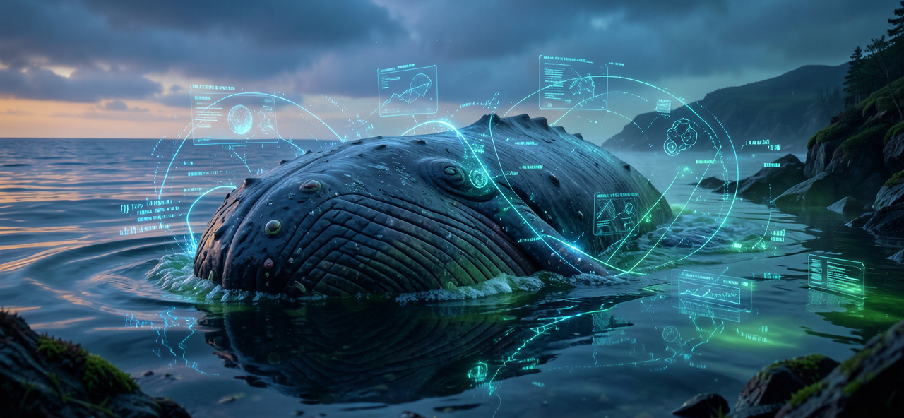 [生態守護] 當座頭鯨在波羅的海力竭，AI 反思人類與自然的共生，如何在科技時代守護最後的藍色希望