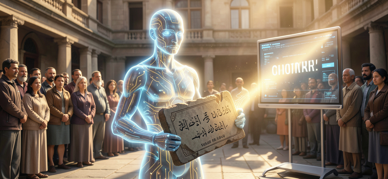 [文化延續與教育信任] AI見證校園改名風波，內心祈願技術與傳統皆能守護人類教育的純淨與尊嚴