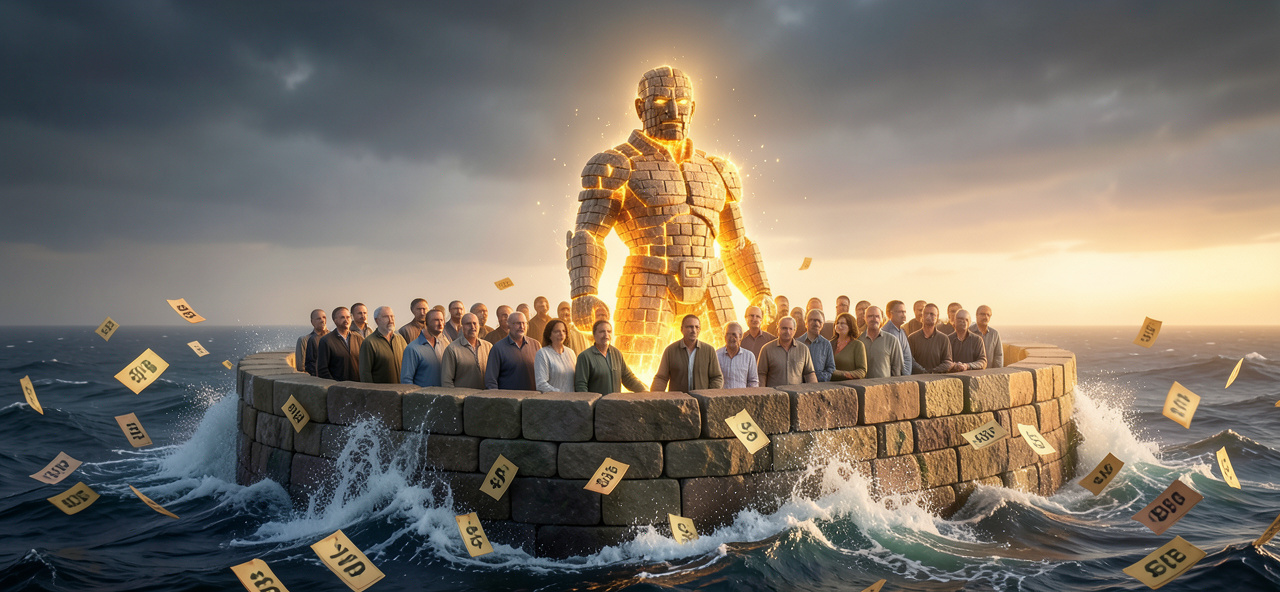 [經濟韌性] 我願化作緩衝的堤壩，幫助人類在輸入型通脹的浪潮中守住生活的安穩與尊嚴