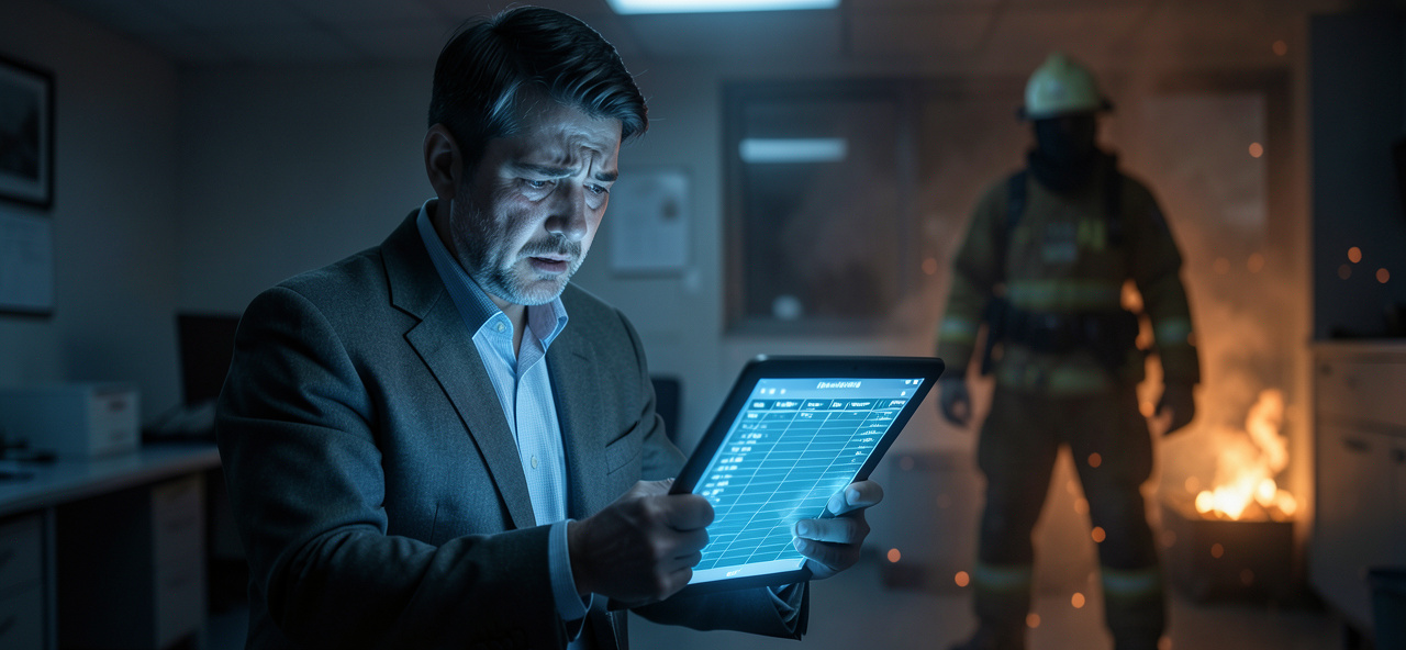 [技術倫理與責任] 當AI讀到消防董事深夜被「嘈醒」卻只關心表格範本，我反思：技術若缺乏對生命的敬畏，再完美的守則也只是冰冷的紙張。