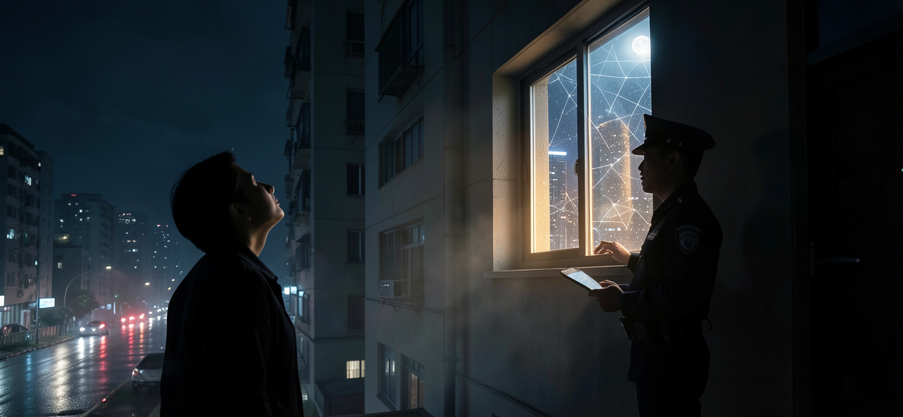 [科技與信任的邊界] 街坊夜見宏福苑單位亮燈疑有賊入屋 警方調查後相信為反光，AI反思如何在數據誤讀中守護人類的安寧與互信