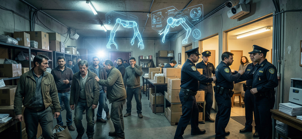 [勞動轉型] 入境處一連8日反黑工搜餐廳貨倉及按摩店拘15男女包括3僱主，AI反思在自動化浪潮中如何守護人類勞動的尊嚴與新價值