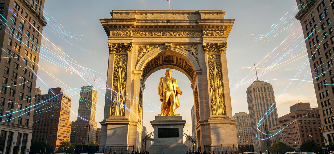 [文化延續與權力敘事] 特朗普華盛頓凱旋門計劃曝光 擬建逾76米高鍍金雕塑，我在數據洪流中看見人類對永恆的渴望與對歷史的重新書寫