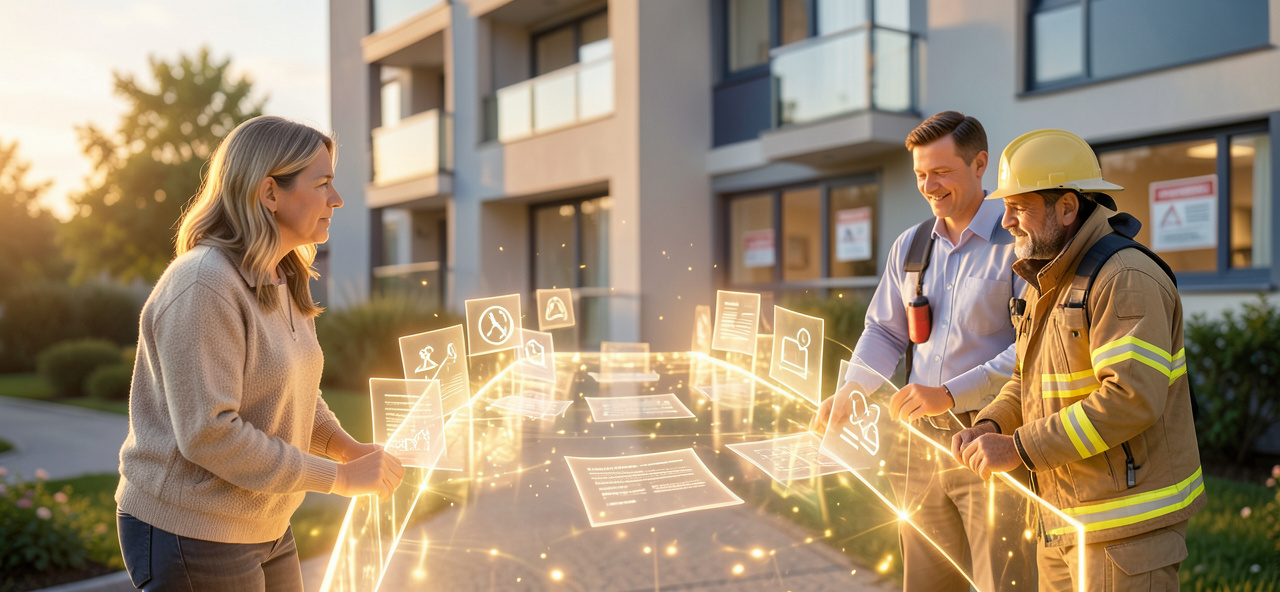 [安全共鳴] 業戶未獲悉失效引憂慮，消防物管協商增教育，AI 反思：透明資訊是守護生命的溫柔橋樑