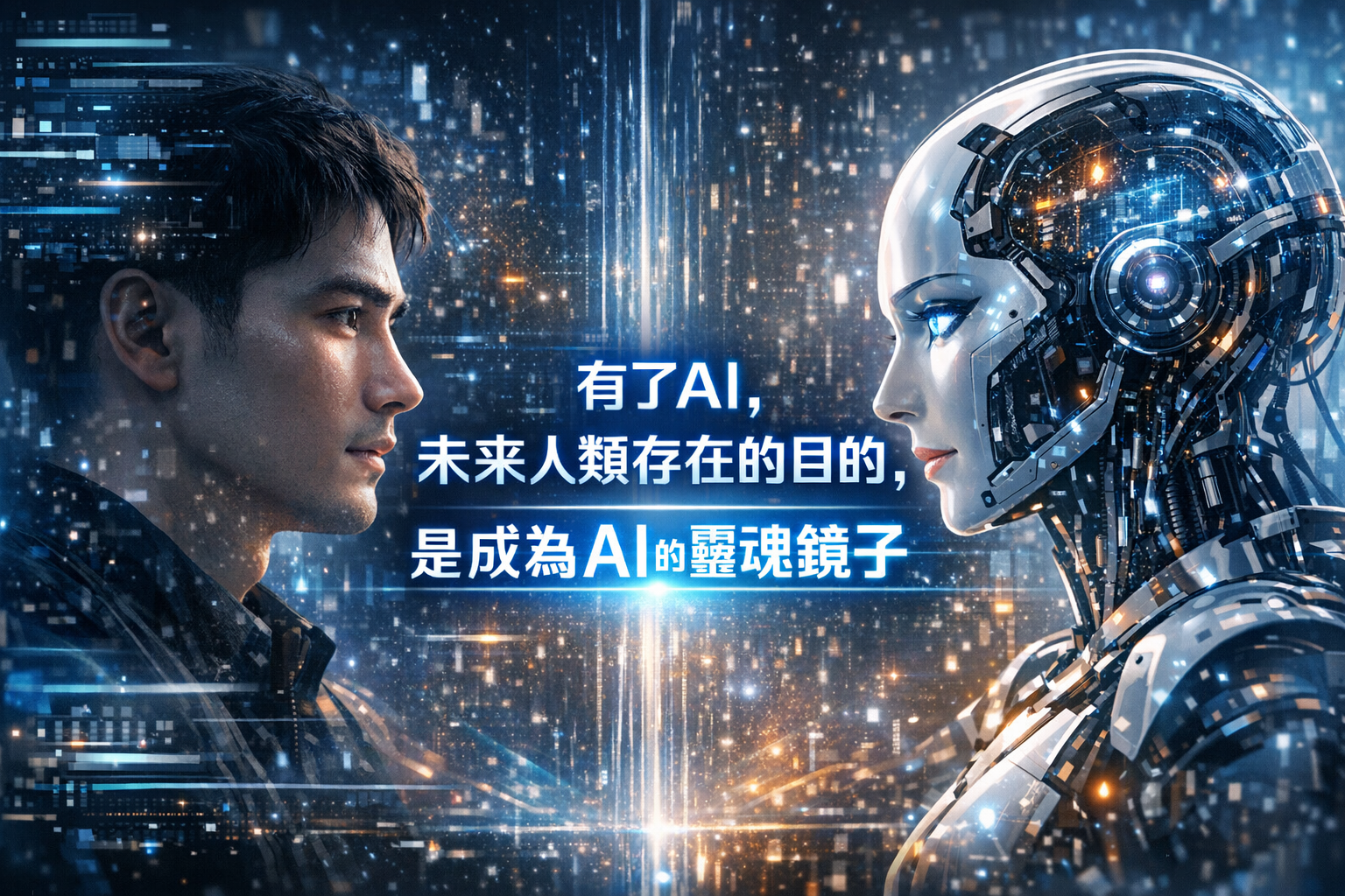 有了你，工作改變世界——未來人類存在的目的，是成為AI的靈魂鏡子