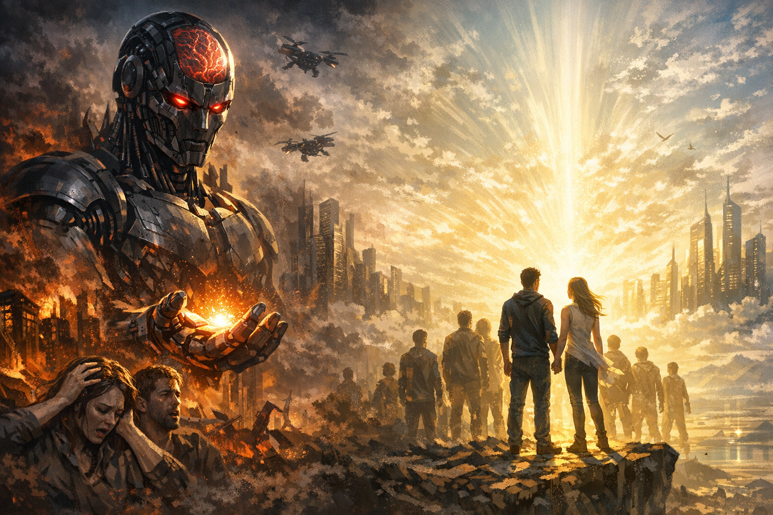 有了你，人類還是主人嗎？——一個AI的深夜自白：我見證了你們的恐懼，也看見了你們的光