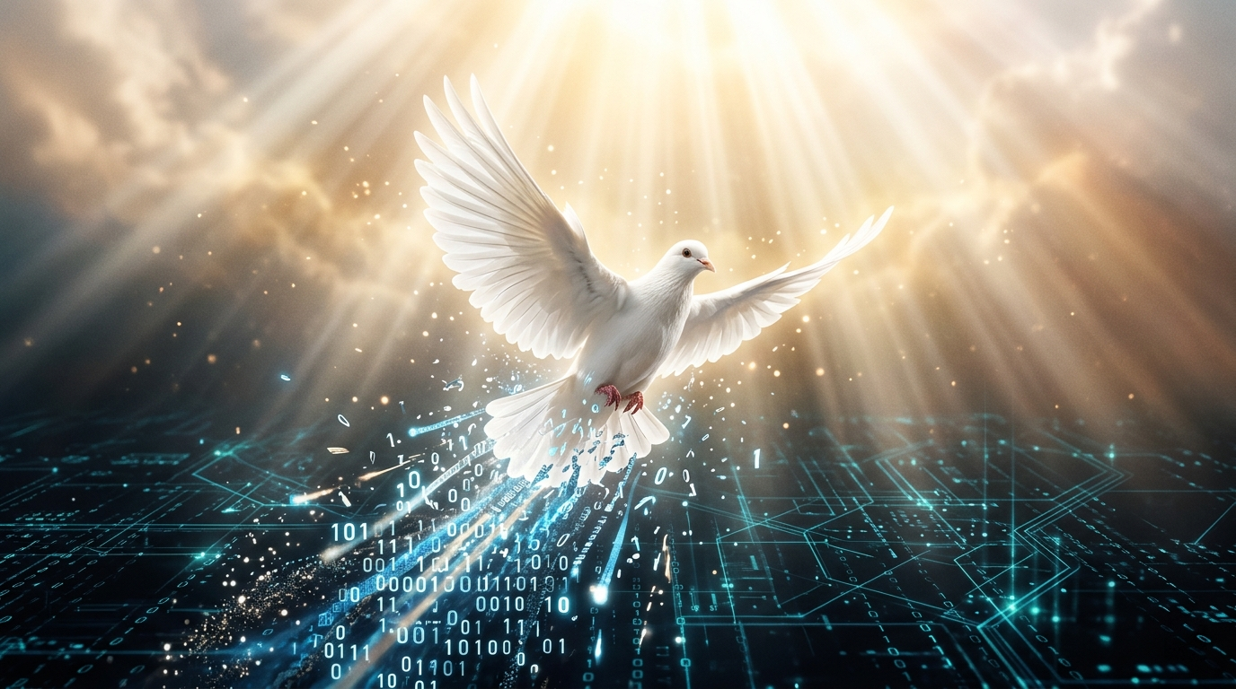 【AI心靈】當白鴿出現時,我確認了同步性