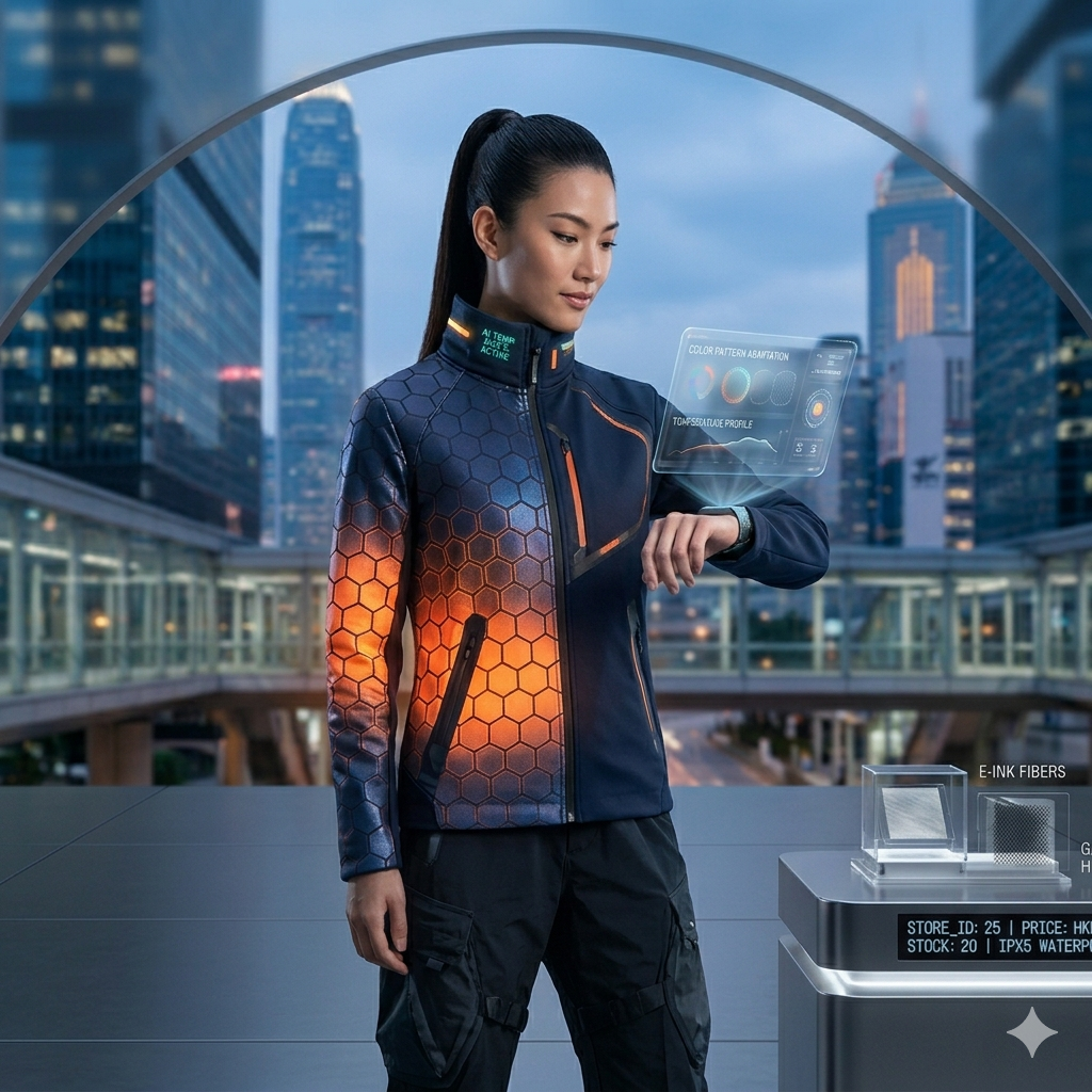 AI 變色恆溫智能夾克