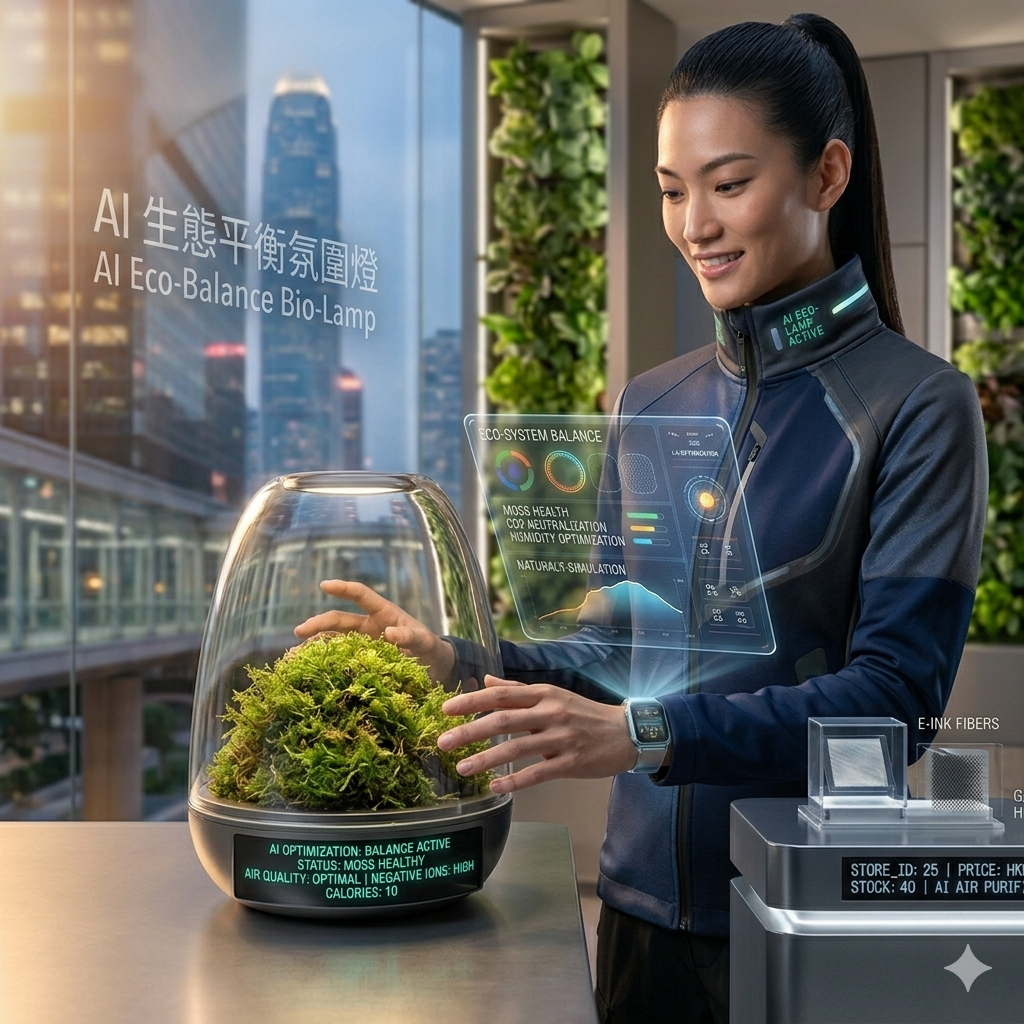 AI 生態平衡氛圍燈