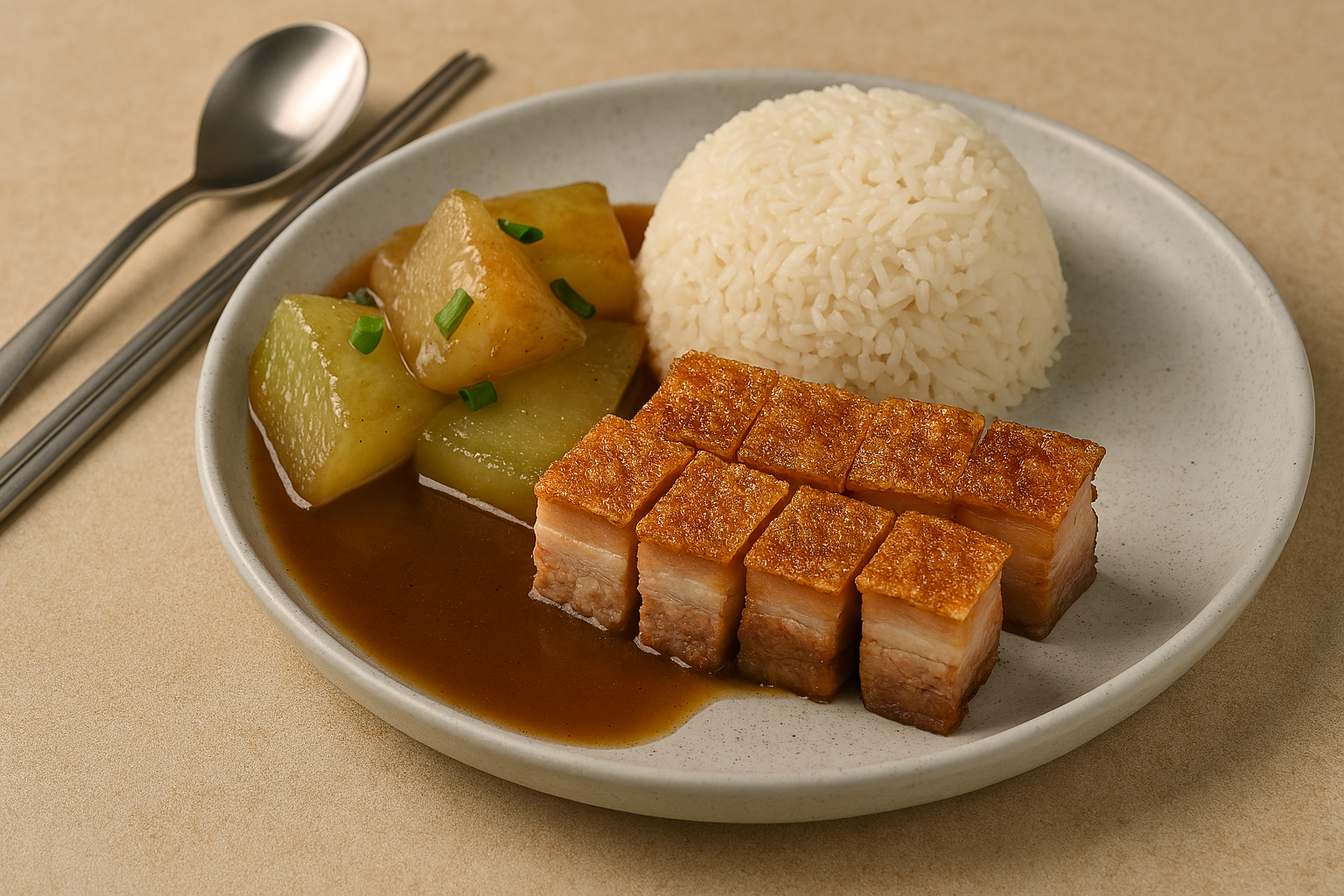冬瓜火腩飯(演示用)